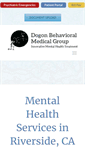 Mobile Screenshot of dogonmentalhealth.com